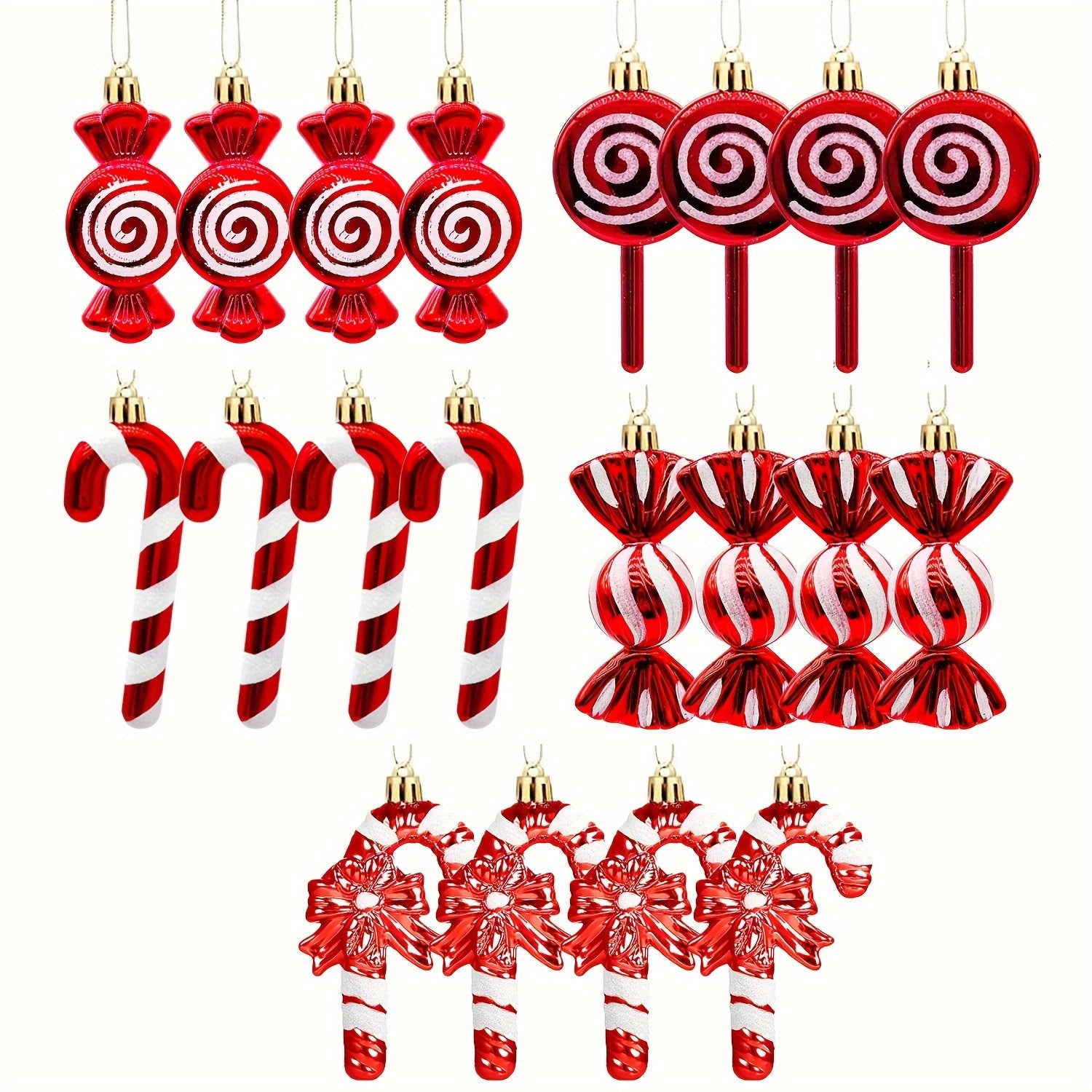 Ornements de Sucre d'Orge pour Décorations de Fêtes