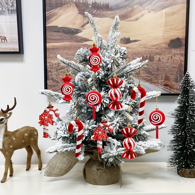 Ornements de Noël Sucre d'Orge et Lollipop